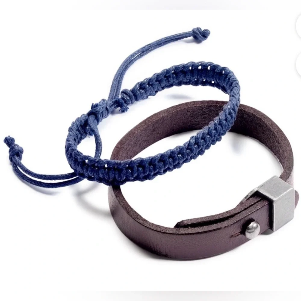 RA Rogue Accessories Leland‎ 2-Piece Men’s Bracelets NWT